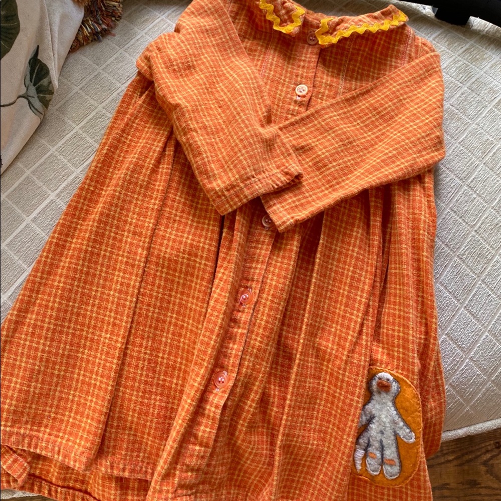 Girls flannel dress